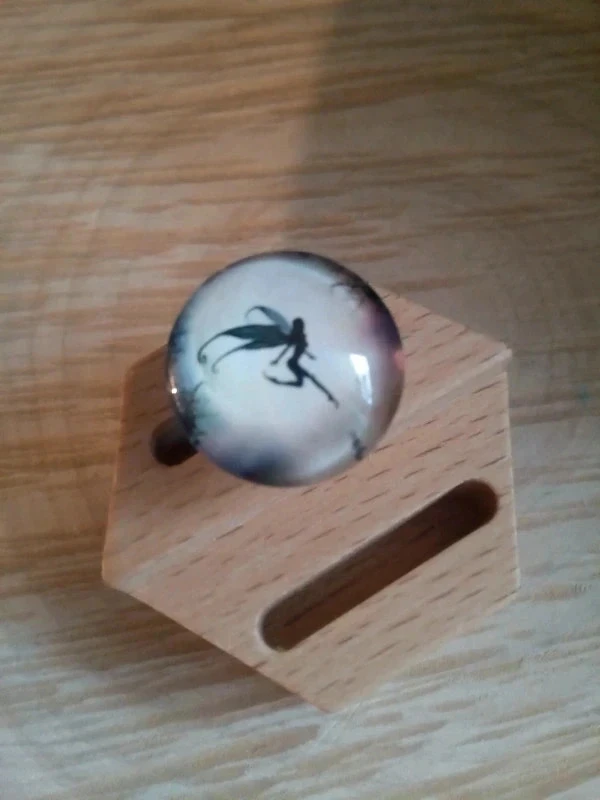 Bague fée en acier inoxydable/ajustable – photo 2